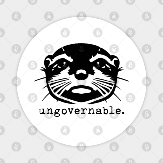 ungovernable. 841 otter Santa Cruz Magnet by REDWOOD9